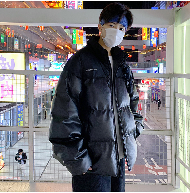 秋冬新款潮牌棉衣ins潮流男立领面包服百搭休闲上衣W2100-P78,男装棉衣,星座512-2