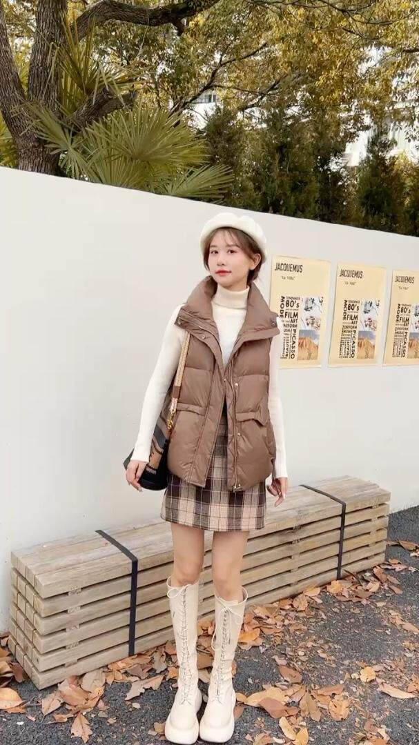 2022冬季羽绒马甲，女装马甲，曼希野