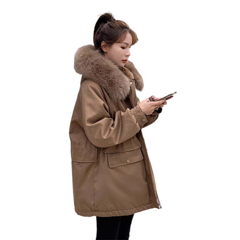 【大量出货】大毛领派克服加绒加厚棉服277-8239P195K278,商品下架区,维壹