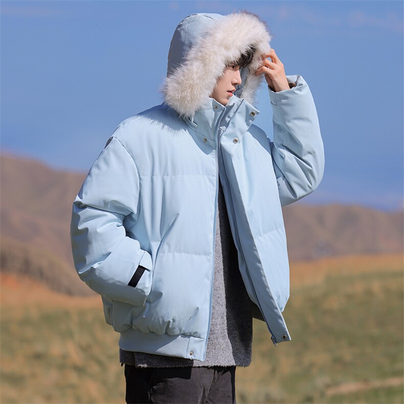 潮流宽松连帽棉服高街潮牌休闲棉衣A161-9986,男装棉衣,电商A161