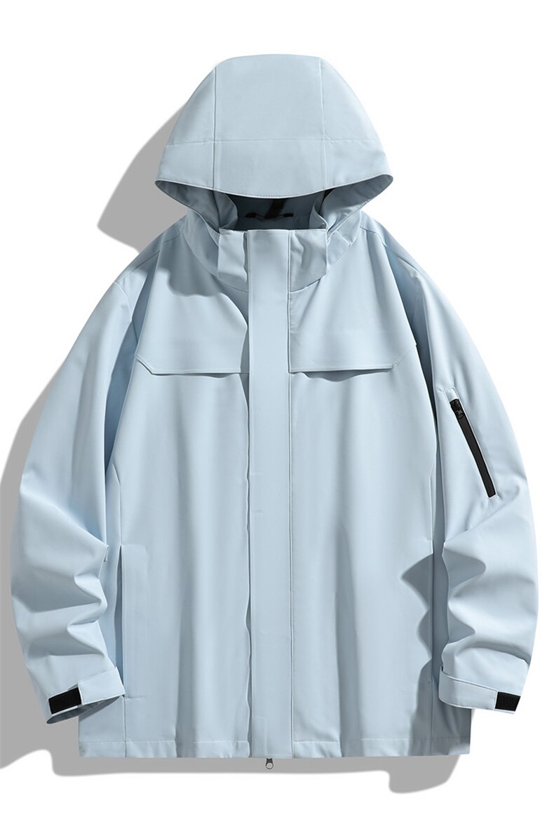 新款男女高品质户外登山服青少年学生冲锋衣夹克外套HS6606,男装夹克,星座1206（原A206）