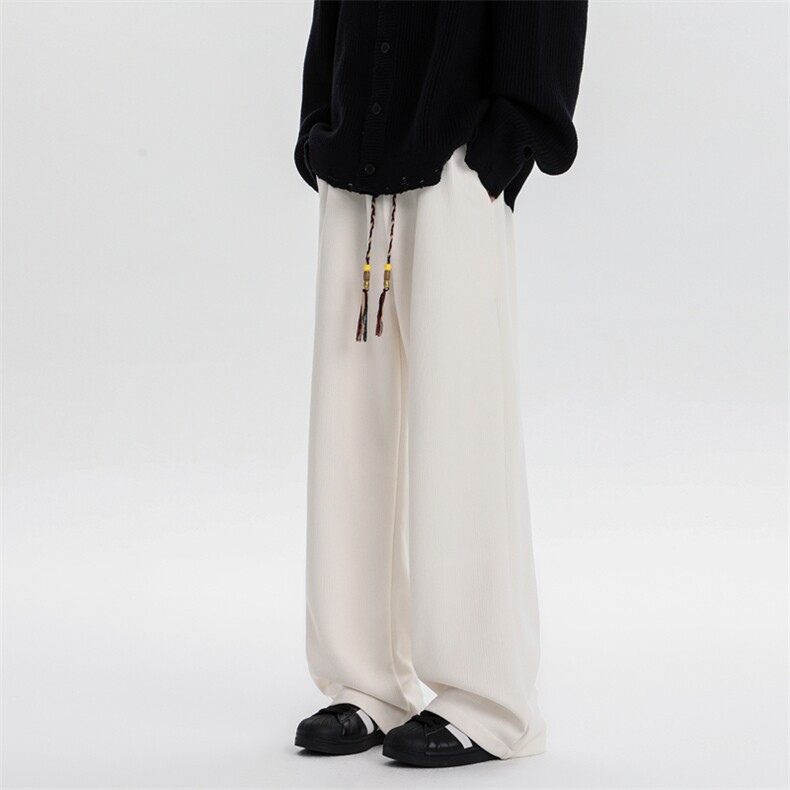 8XL-M加绒雪尼尔裤子秋冬麦穗纹卫裤潮牌直筒休闲长裤KZ1938/P58,男装休闲裤,电商B238