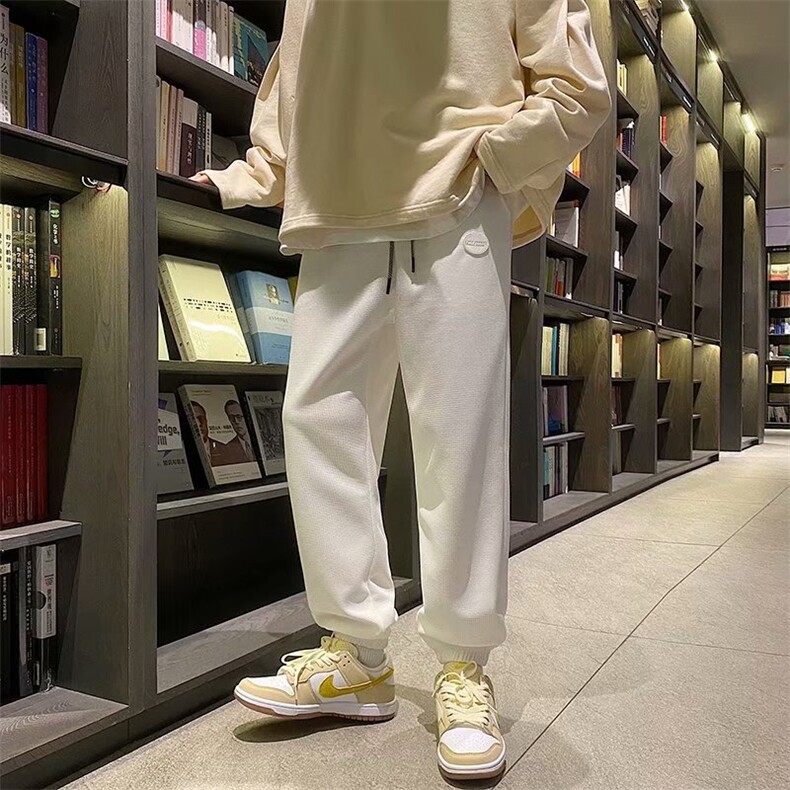 男青春流行直筒运动裤潮休闲长裤束脚K739P26图片
