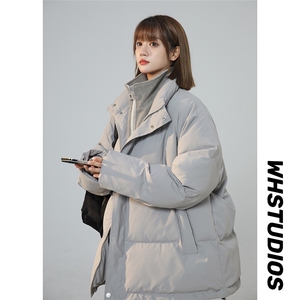 今年流行2025冬季假两件羽绒棉服高品质中性百搭外套M870-TP100图片