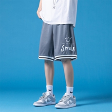 ！2023夏季男士速干短裤织带撞色五分裤宽松中裤DK501P25，男装休闲裤，电商B220