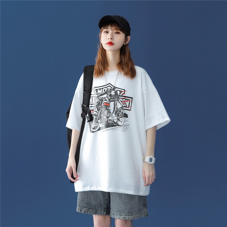 1中性风大码M-5XL图案已注册休闲情侣潮短袖T恤男7803F35控49，男装T恤，星座226-2