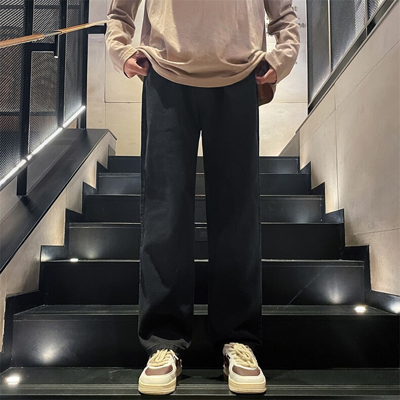 美式高街牛仔裤宽松中性男女潮牌个性显高休闲裤B381-1/722/p48,男装牛仔裤,电商B381-1