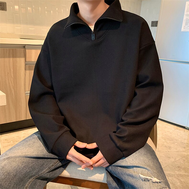 秋季半开衫卫衣男潮流时尚休闲卫衣打底衫WY750-P40,男装T恤,星座210-1
