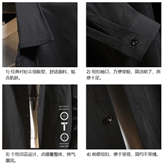 CS15114-P38长袖衬衫男士大码宽松衬衣男寸衫男寸衣，男装衬衫，电商A040A