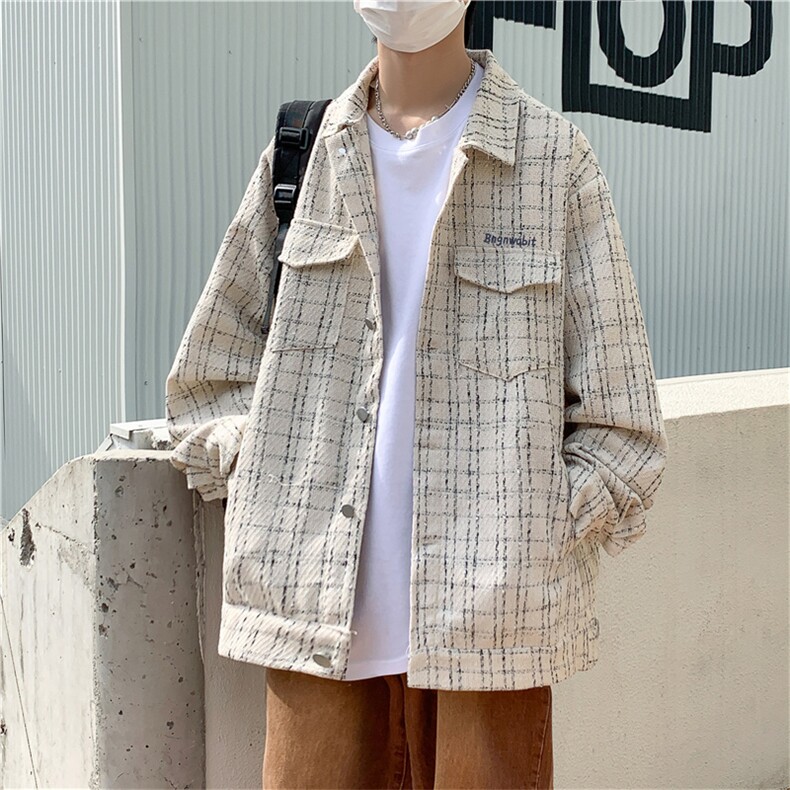 春秋港风百搭上衣小香风夹克男潮流韩版休闲宽松外套W3584-P58,男装夹克,星座512-2