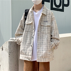春秋港风百搭上衣小香风夹克男潮流韩版休闲宽松外套W3584-P58，男装夹克，星座512-2