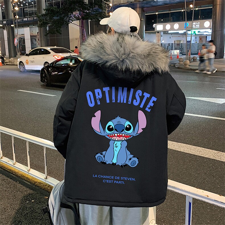 MM48220-P130 冬季大毛领棉衣男士大码加厚棉袄男棉服图片