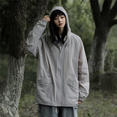防晒外套女式新款夏宽松轻薄透气速干日系户外防晒衣服W4947-P38，男装防晒衣，星座412-3