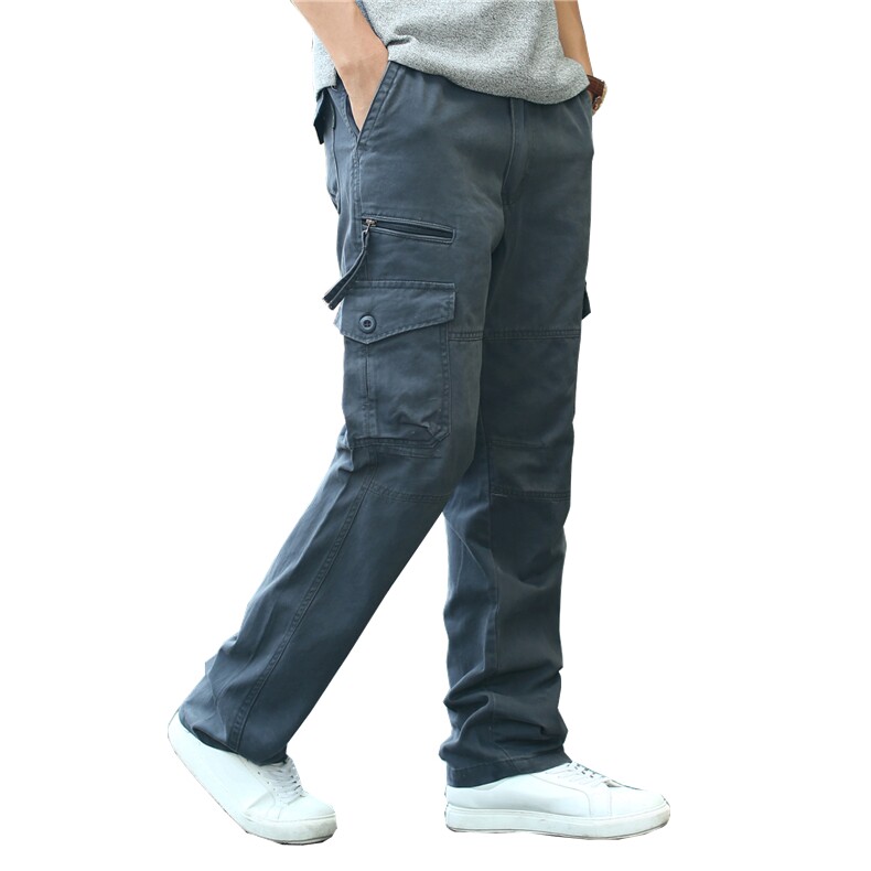 秋装多口袋工装裤宽松休闲长裤加肥加大码S-7XL1603,男装休闲裤,星座802