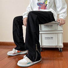 B2212022秋装新款美式ins高街拉链弹力牛仔裤LK22049-P60控78，男装牛仔裤，电商B221