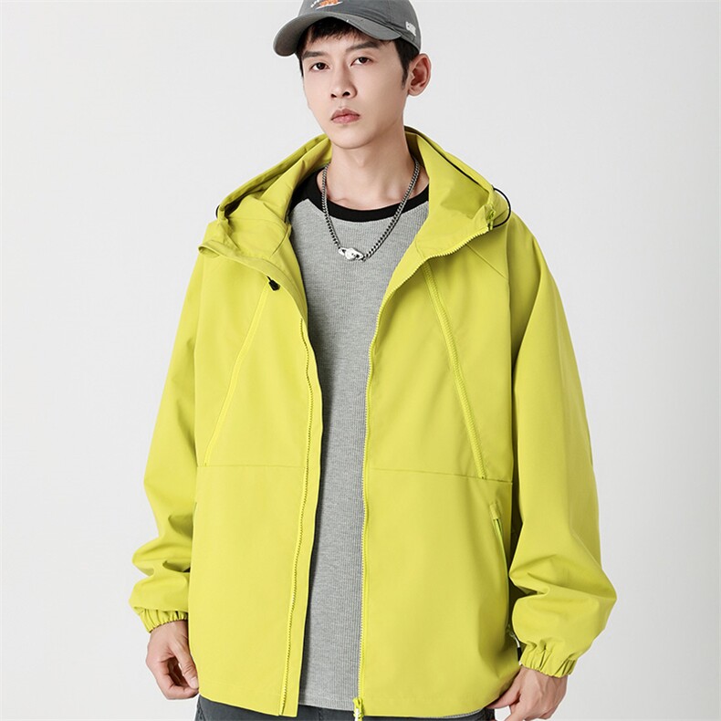 Cityboy情侣时尚连帽冲锋衣外套夹克团体班服,男装夹克,星座301D-5(原星座1415）