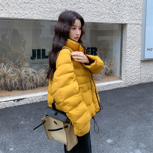 现货新款外套排骨款轻薄保暖休闲宽松女外套羽绒服图片
