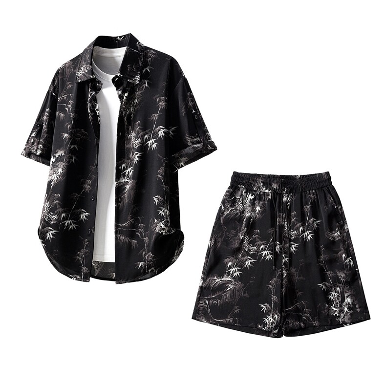 多竹套装TZ77832特P50衬衫DCS77833特P30DK77834特P20套装控98，男装休闲套装，星座227-7