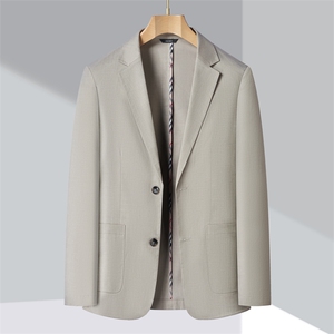 ZL99123男式秋季新款长袖简约西服休闲商务便服西装单西图片