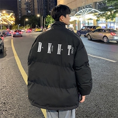 已注册港风宽松抖音直播高品质面包服羽绒棉男外套棉衣M1063特P75，男装棉衣，电商C408-1(原B339-1)