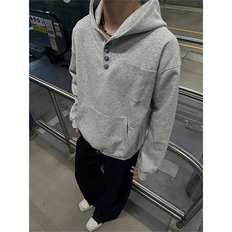 连帽卫衣男女套头设计感宽松情侣oversize鹿毛绒外套WY116，女装短外套，星座1116A（原606A-3）