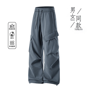 2025秋季直播新款防水休闲裤户外伞兵裤男登山冲锋裤K799-P35图片