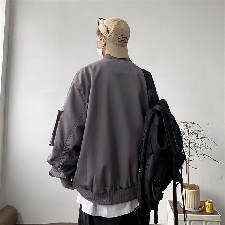 Wt8723-P58美式复古宽松型棒球服夹克,男装夹克,星座1501-1