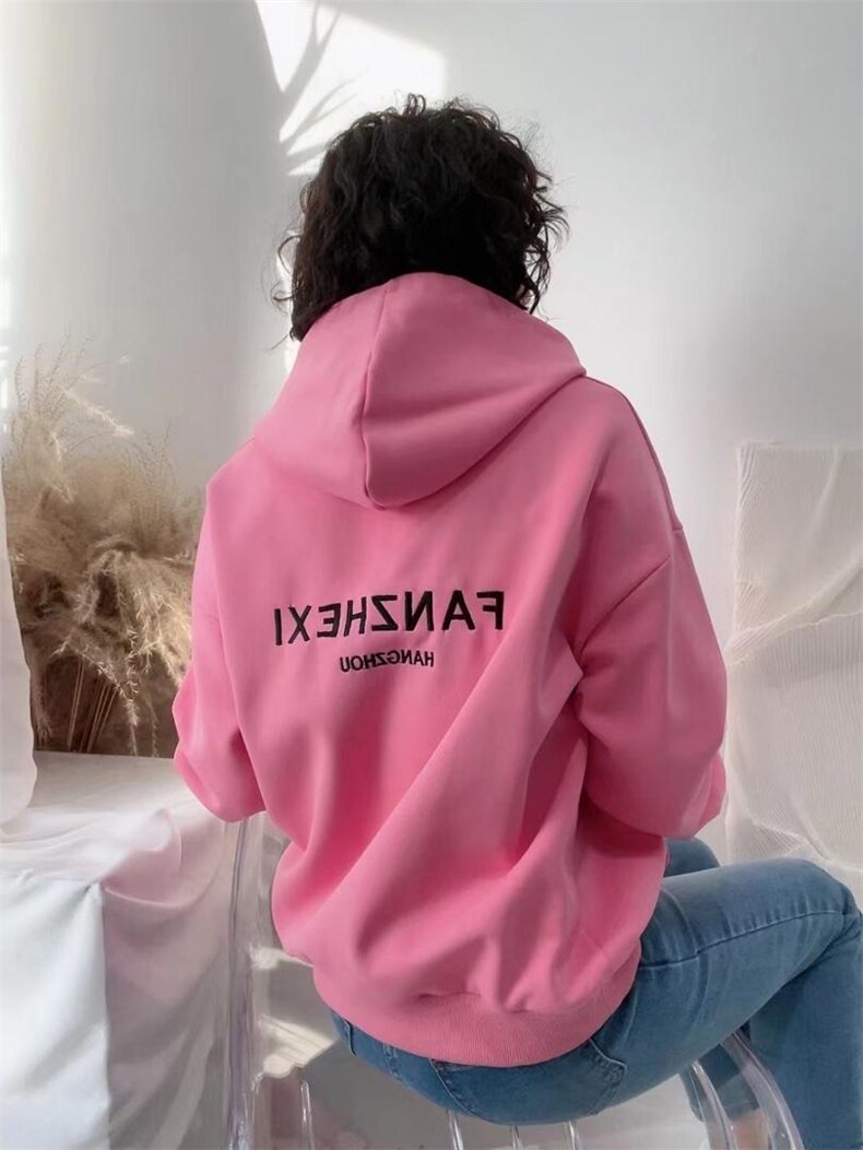 带帽卫衣，女装卫衣/绒衫，一颗柠檬