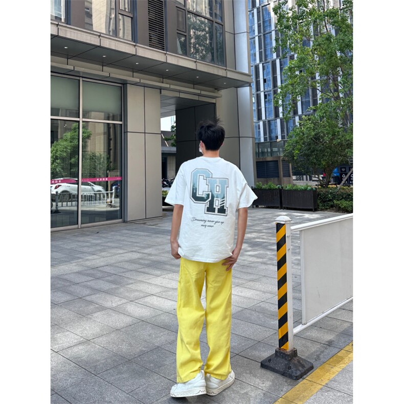 多巴胺水洗高街vibe直筒宽松阔腿五色牛仔裤NZ2310-P55控78,男装牛仔裤,星座1002-1
