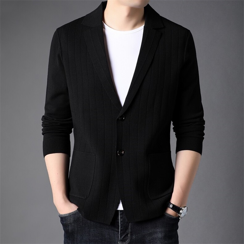 男士2023年春秋季新款长袖针织开衫青年休闲外套服装FF8003-P85,男装针织衫/毛衣,星座1105-3