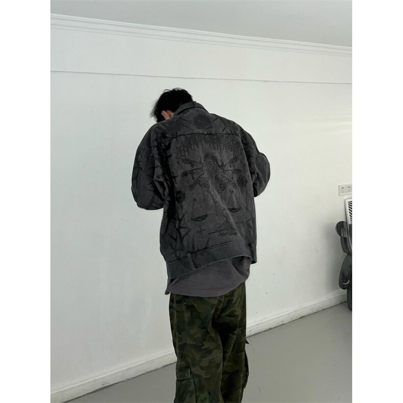 【有货】cleanfit工装外套男春秋美式高街短款夹克JK8325CC-P78图片