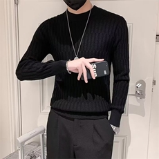 网红毛衣男士秋冬装韩版潮牌ins2026新款帅气针织打底衫S555，男装T恤，星座1116A-2（原606A-1）