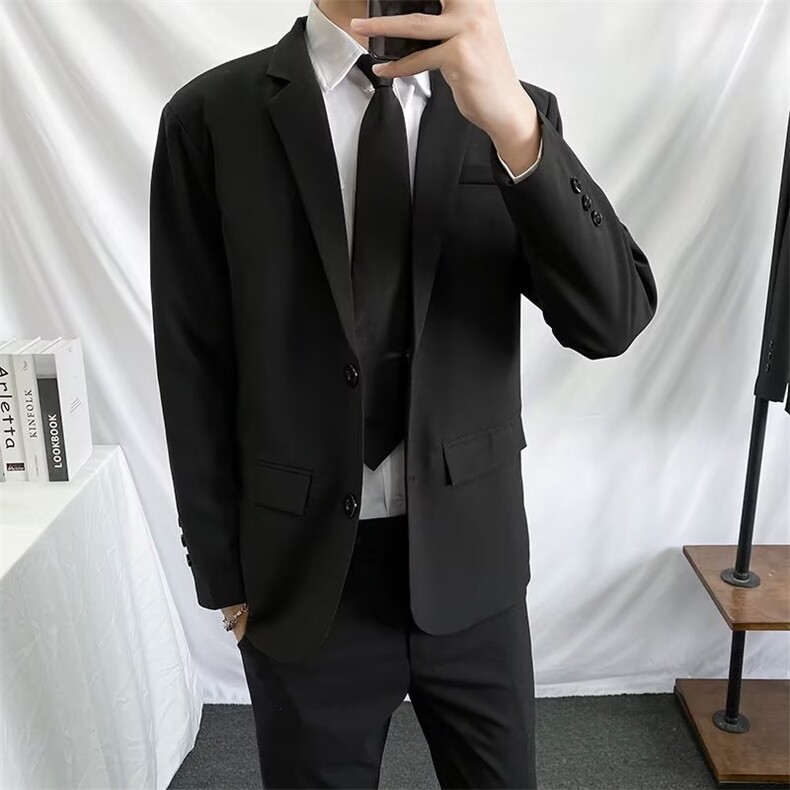 休闲西装男外套修身男土英伦风韩版商务正装帅气上班西服套装,男装西服,星座601-1