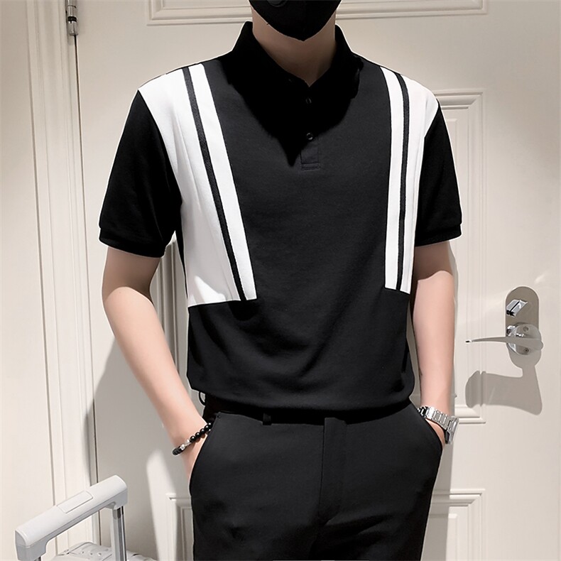社会小伙短袖T恤男2025新款夏季潮牌A313-1-32302-P4868元,男装T恤,电商A313-1