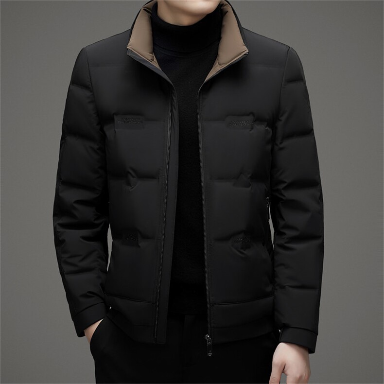 L735钱塘2020-2时尚休闲厚款百搭冬季简约中年男士羽绒服P215,男装羽绒服,钱塘207-2
