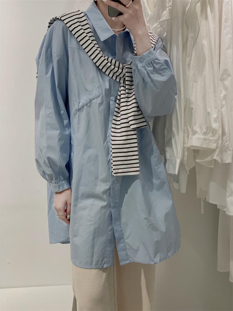 衬衫两件套，女装衬衫，驿谷