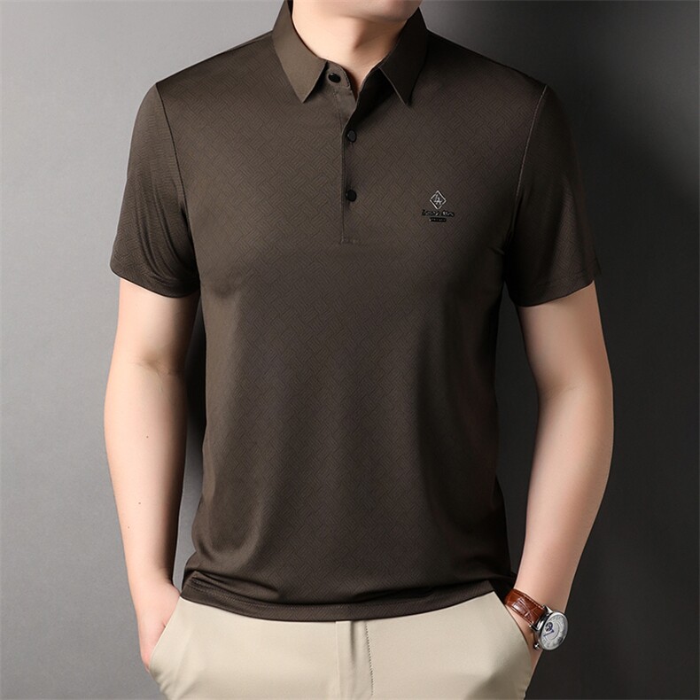 夏季Polo衫纯棉商务休闲男装短袖t恤宽松翻领半袖体恤HP3665-P53,男装Polo衫,星座1105-3