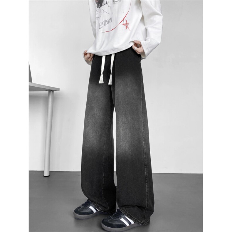 2025冬季宽松渐变牛仔裤B315-K5448-P50控68加绒K5448JR-P65控78,男装牛仔裤,电商B315