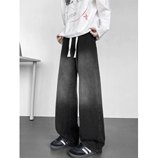 2025冬季宽松渐变牛仔裤B315-K5448-P50控68加绒K5448JR-P65控78，男装牛仔裤，电商B315