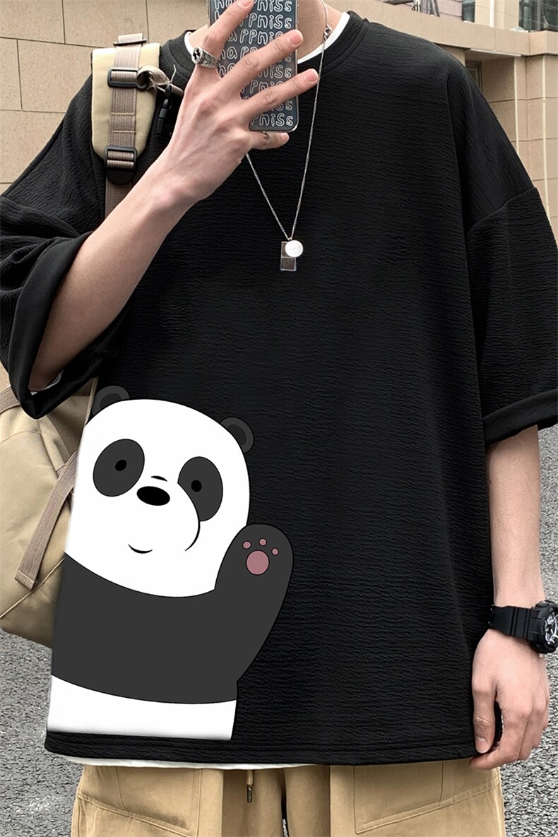 Q11159-P30春夏季七分袖t恤男大码五分袖男短袖中袖,男装T恤,电商A040