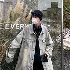 男潮夹克纯色青春流行日常日系翻领单排扣ins新款外穿秋季，男装夹克，星座410-7