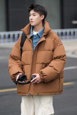 现货一万件抖音直播牛仔假两件大码棉衣情侣棉服8218P118，男装棉衣，电商A030