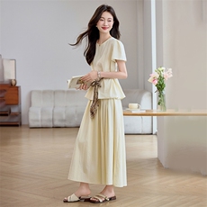 现货210-3275-P145-K198夏季新款小众设计感韩版套装，女装套装/套裙，浙宝210（原浙宝191）