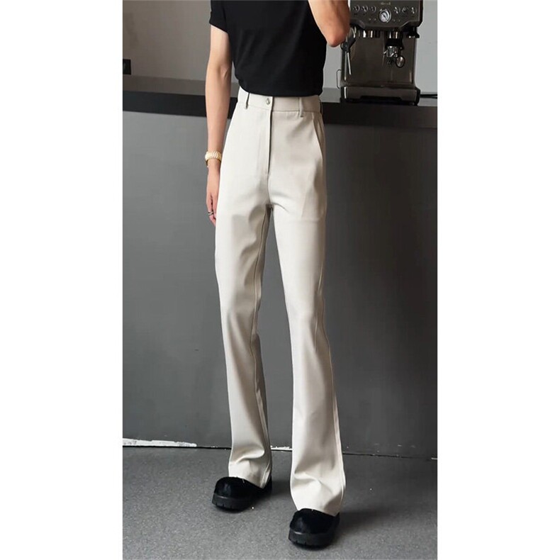 2025夏季新款结构裁剪凉感冰丝微喇休闲西裤男K311-P45，男装西裤，星座1004-3