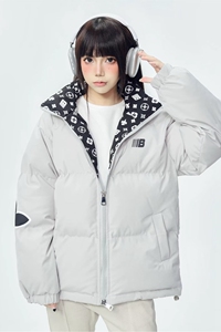 棉服男款冬季美式立领轻薄oversize棉服加厚棉衣外套短款面包服图片