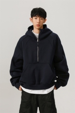 高品质cleanfit450g重磅套头版拉链卫衣外套TTTB17-特P78控128，男装卫衣，星座1315