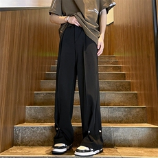 2025春夏季微喇高街铆钉直筒西裤XK2303-P60，男装西裤，星座1002-1