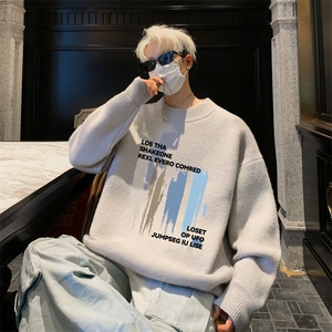 高质量！秋冬季半高领毛衣男士加绒加厚线衣针织衫男DMY540-特P38图片