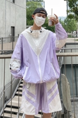 夏季防晒服套装运动风拼色时尚防晒衣夹克衫男XZ514-2-1609-P98，男装防晒衣，星座514-2(原B239)