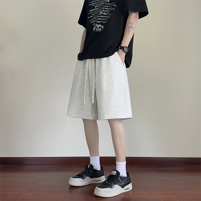 夏季新款缉明线五分短裤红地板XZ604-DK814-特P25控48,男装牛仔裤,星座604